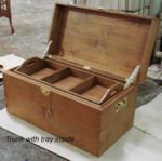 Trunk Large with tray inside 